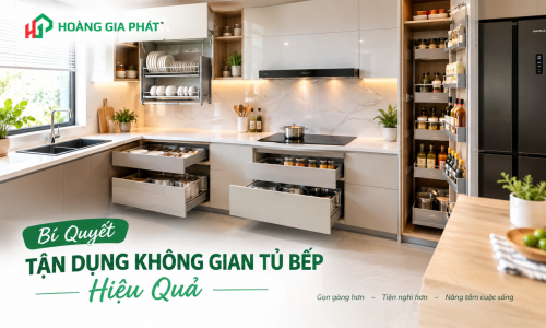 Bí Quyết Tận Dụng Không Gian Tủ Bếp Hiệu Quả