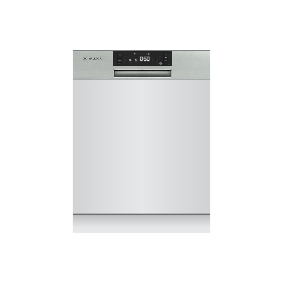 Máy rửa chén bán âm Malloca MDW14S08SI