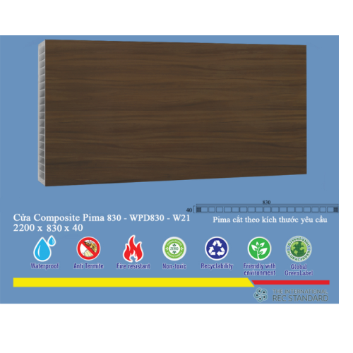 Phôi cửa bộ Pima 83022_ W21