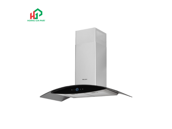 Máy hút mùi áp tường dạng kính cong MC9018HS