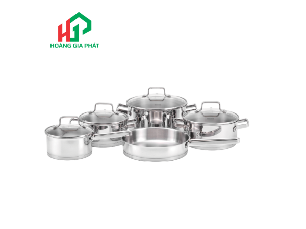 Bộ nồi inox 9 món MALLOCA SA-1503