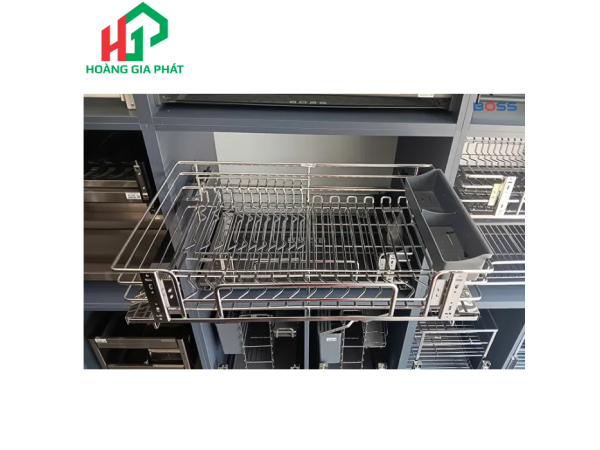 Giá Xoong Nồi Kết Hợp Bát Đĩa BOSS Nan Oval BDVIP 8647