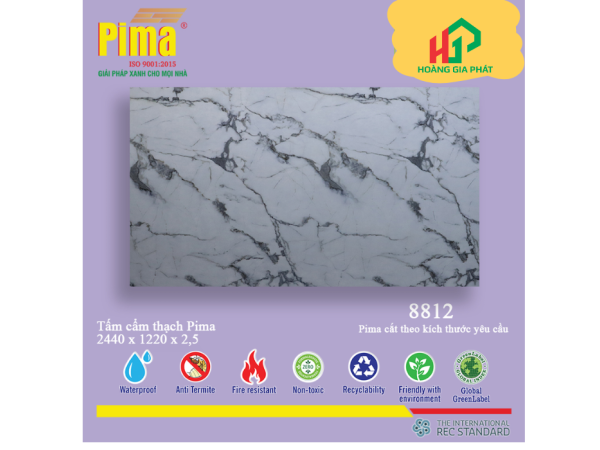 Tấm Ốp Cẩm Thạch Pima- 8812