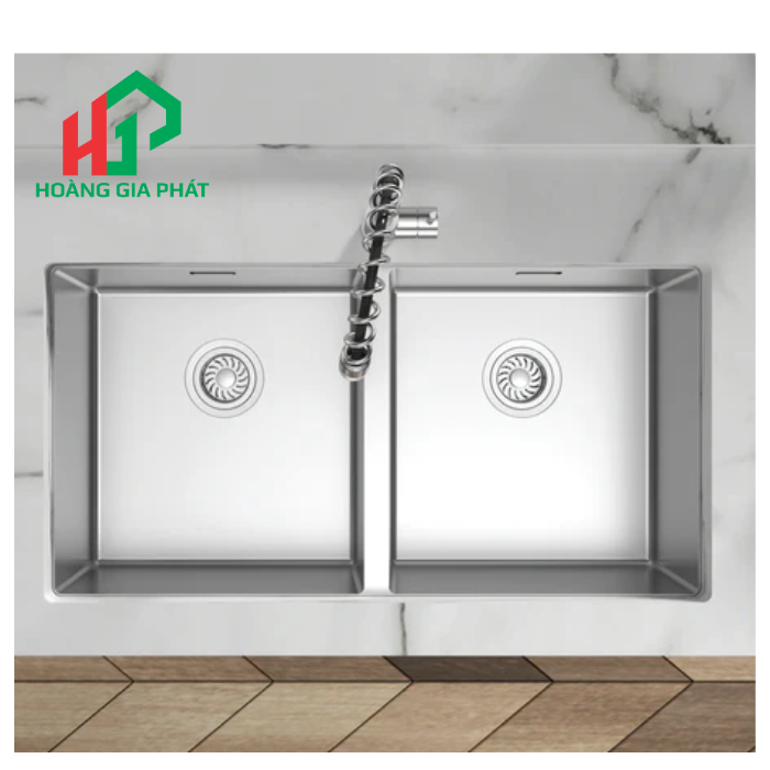 Chậu bếp Inox Hafele 2 HỘC 567.24.437