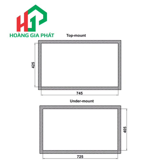 Chậu Inox Hafele 1 HỘC 567.24.467