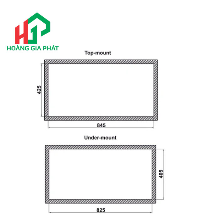 Chậu Inox Hafele 1 HỘC 567.24.477