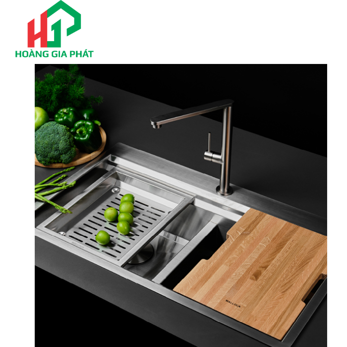 Chậu rửa chén 2 hố MALLOCA MS 862