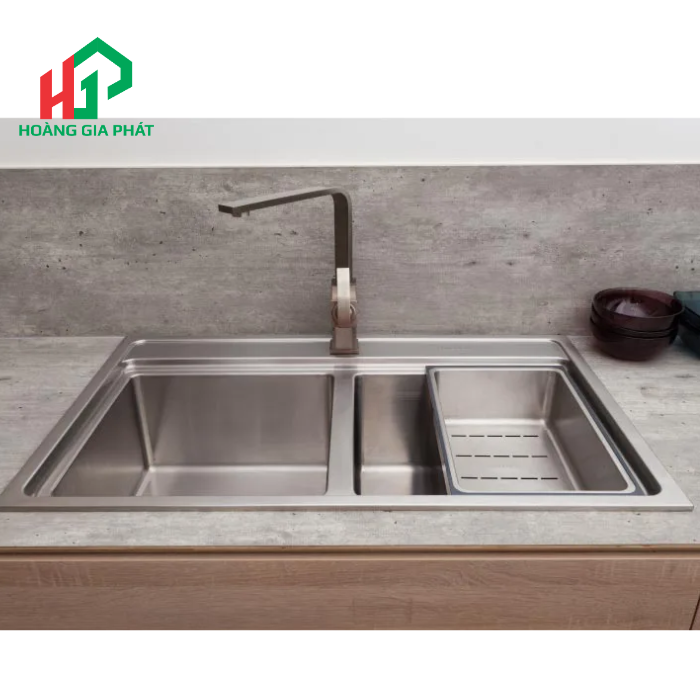 Chậu rửa chén 2 hố MALLOCA MS 8812