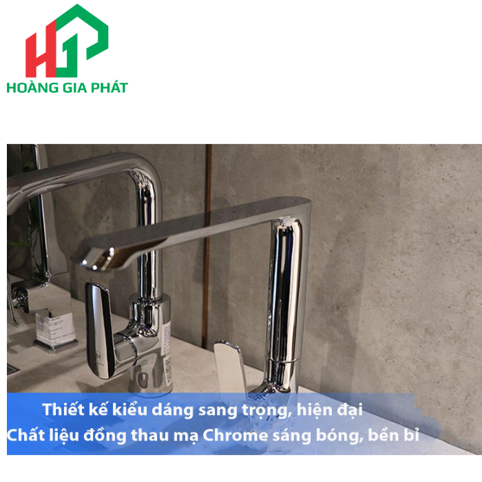  Vòi rửa chén nóng lạnh đồng thau chrome MALLOCA K82C