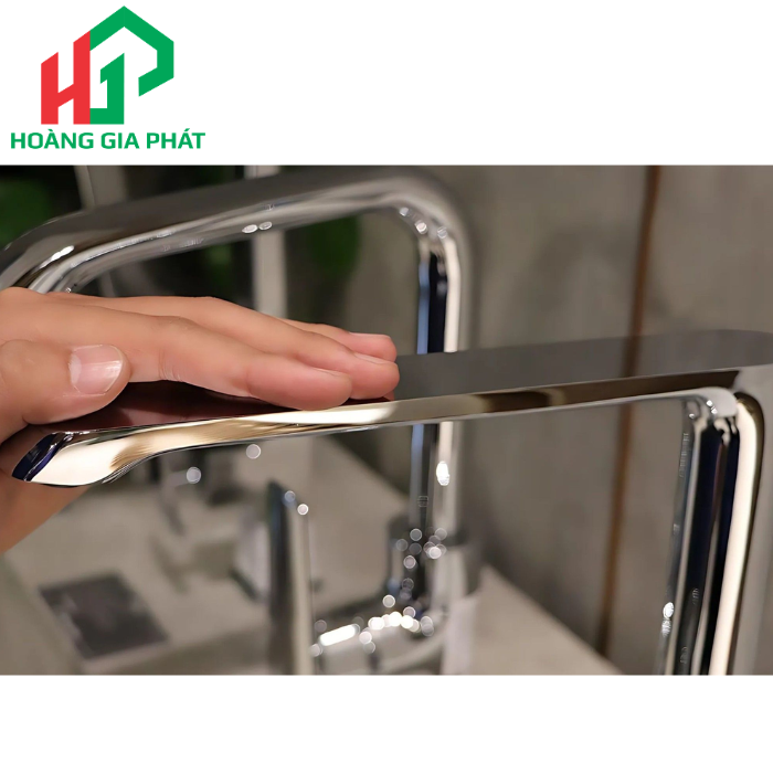  Vòi rửa chén nóng lạnh đồng thau chrome MALLOCA K82C