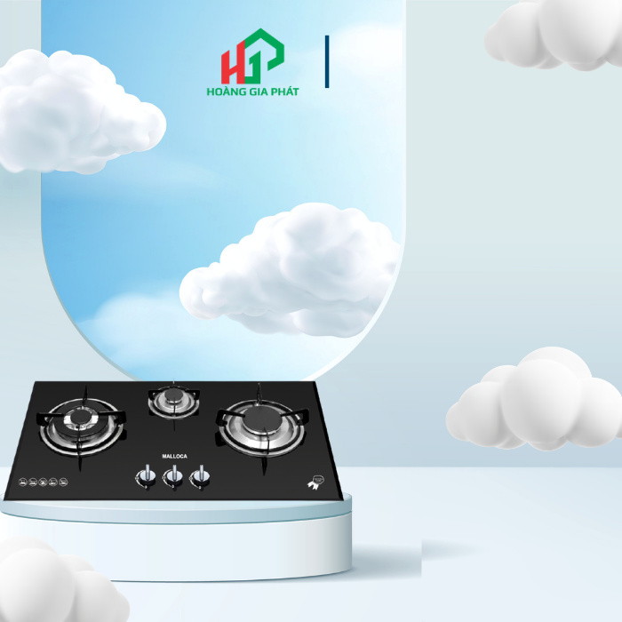 Bếp 3 Gas Malloca GHG 733B NEW
