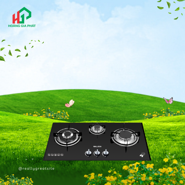 Bếp 3 Gas Malloca GHG 733B NEW