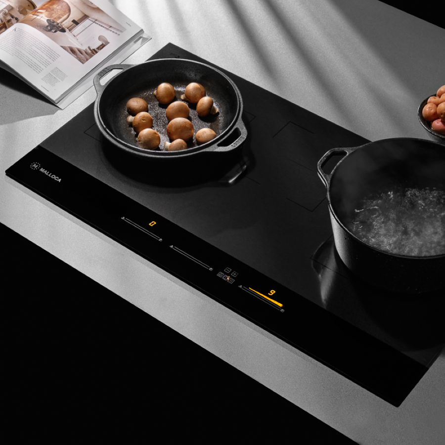 Bếp từ 3 vùng nấu Malloca 803 skylux