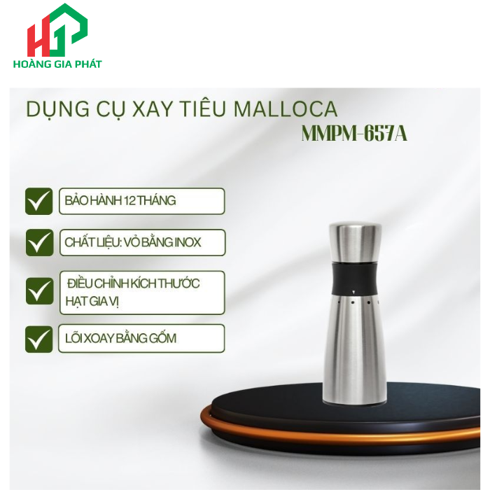 Dụng cụ xay tiêu MALLOCA MMPM657A