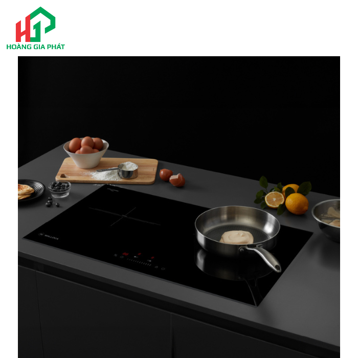 Bếp kính âm 1 điện 1 từ Malloca MH732IRN