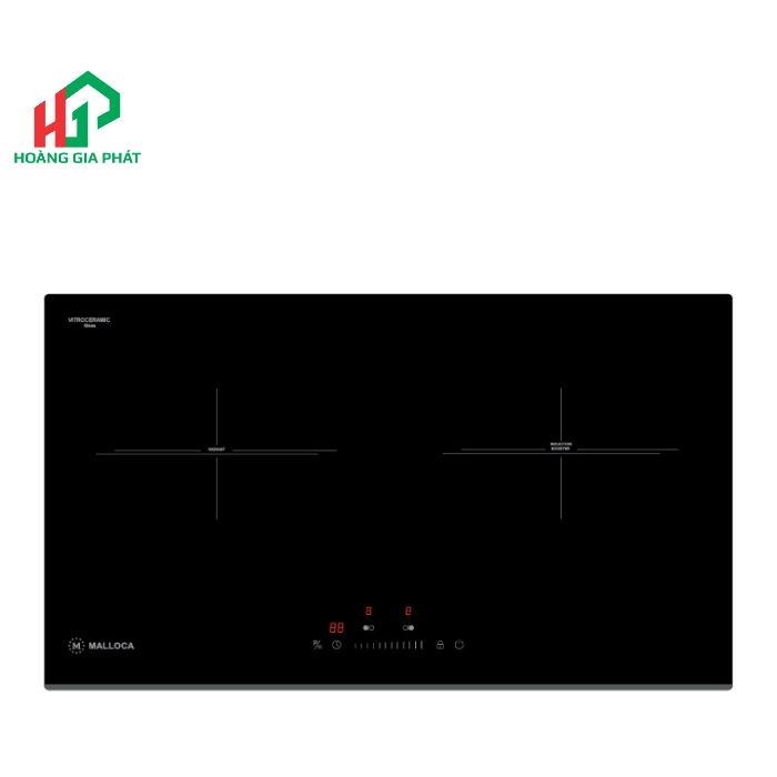 Bếp kính âm 1 điện 1 từ Malloca MH732IRN
