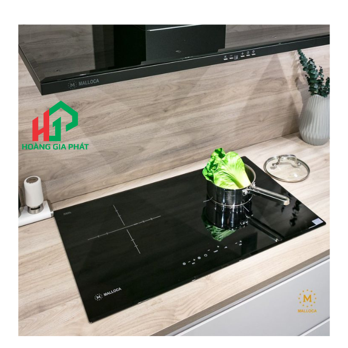 Bếp kính âm 1 điện 1 từ Malloca MIR 772