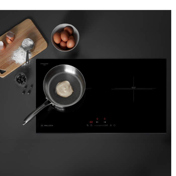 Bếp kính âm 2 từ Malloca MH-732 IN 