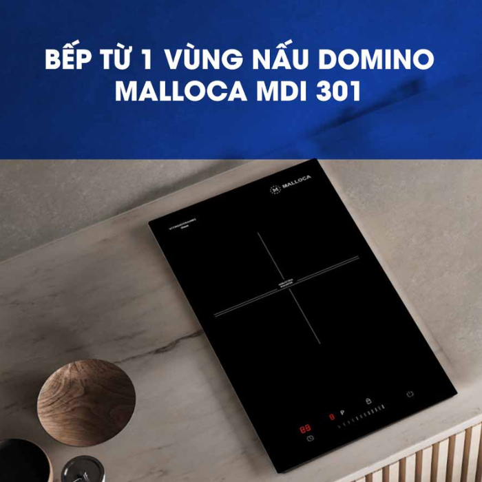 Bếp từ domino 1 vùng nấu MALLOCA MDI 301