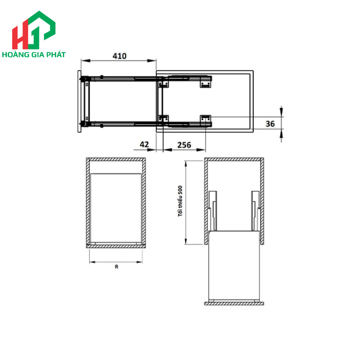 Rổ Đựng Gia Vị Hafele 549.20.040- 400mm