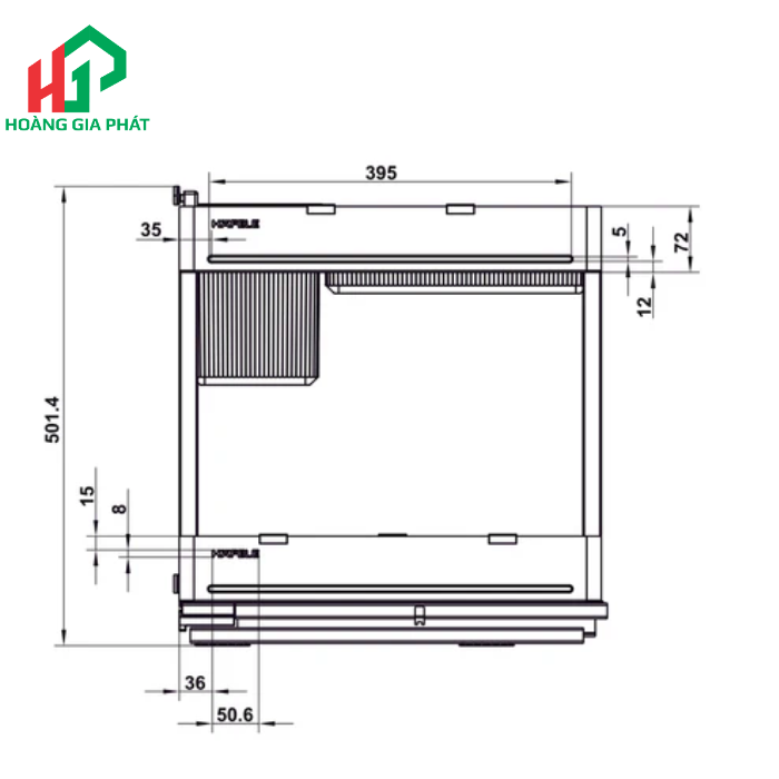 Rổ gia vị Hafele 545.14.302
