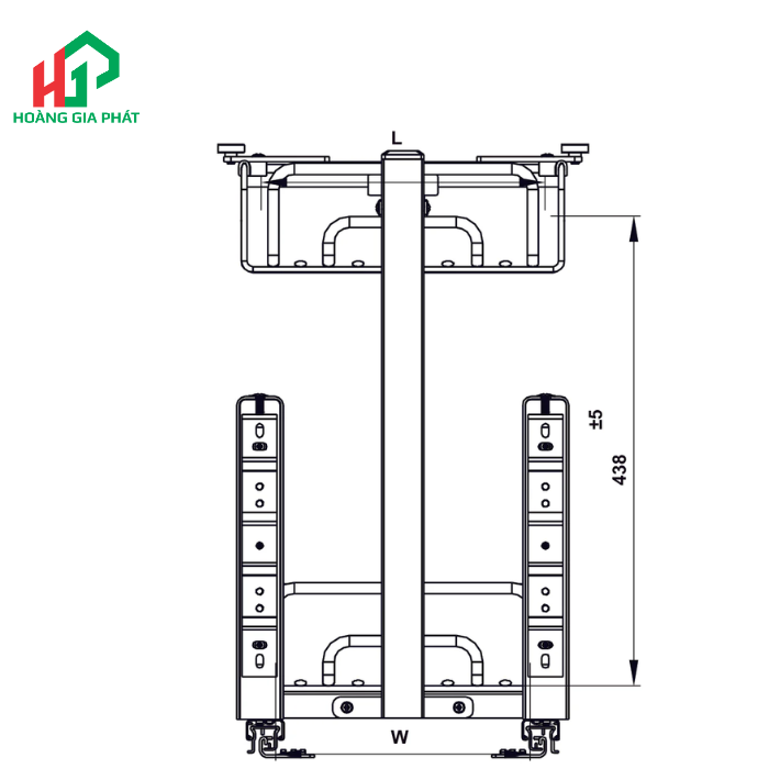 Rổ gia vị Hafele 547.10.066- 450mm
