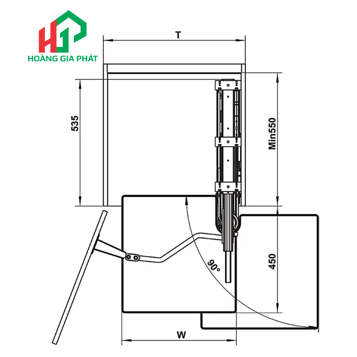 Rổ xoay Hafele 7 TẦNG 595.82.815