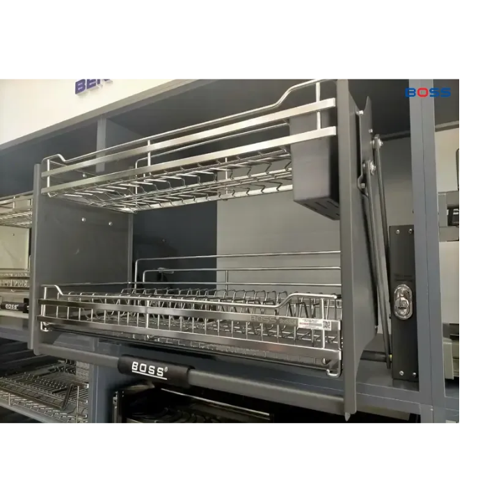  Giá Bát Đĩa Di Động BOSS Inox 304 Mờ BDVIP 8119