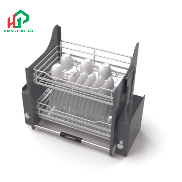 Kệ Nâng Hạ Chén Dĩa Nan Dẹt Hafele 504.76.023 900mm
