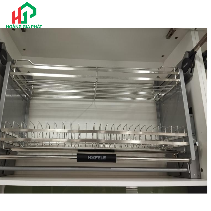 Kệ Nâng Hạ Chén Dĩa Nan Dẹt Hafele 504.76.023 900mm