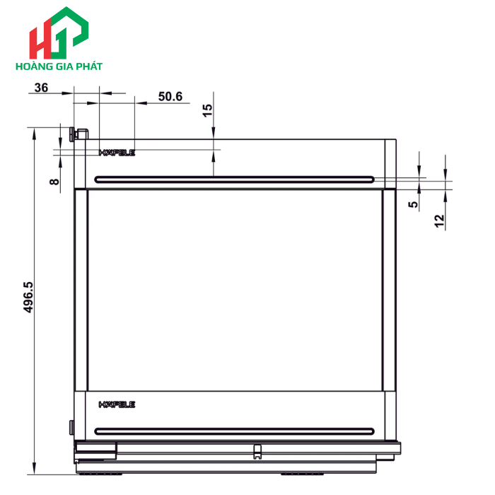 Rổ gia vị HAFELE 545.14.324- 400mm