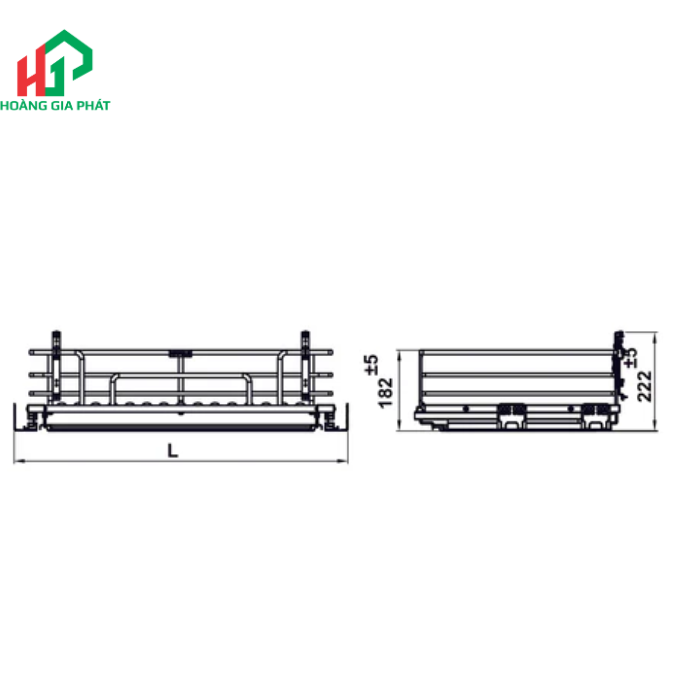 Rổ xoong nồi Hafele 549.04.055 700mm