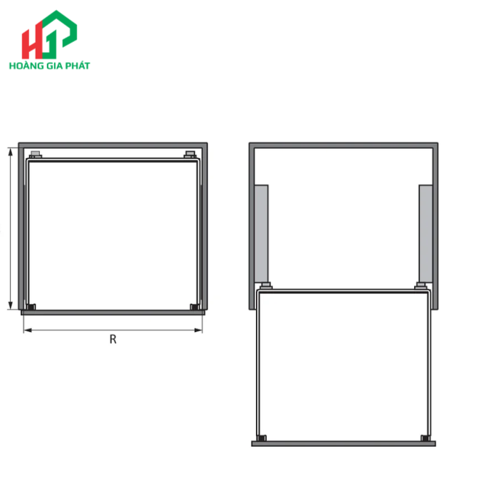 Rổ xoong nồi Hafele 549.08.031 700mm