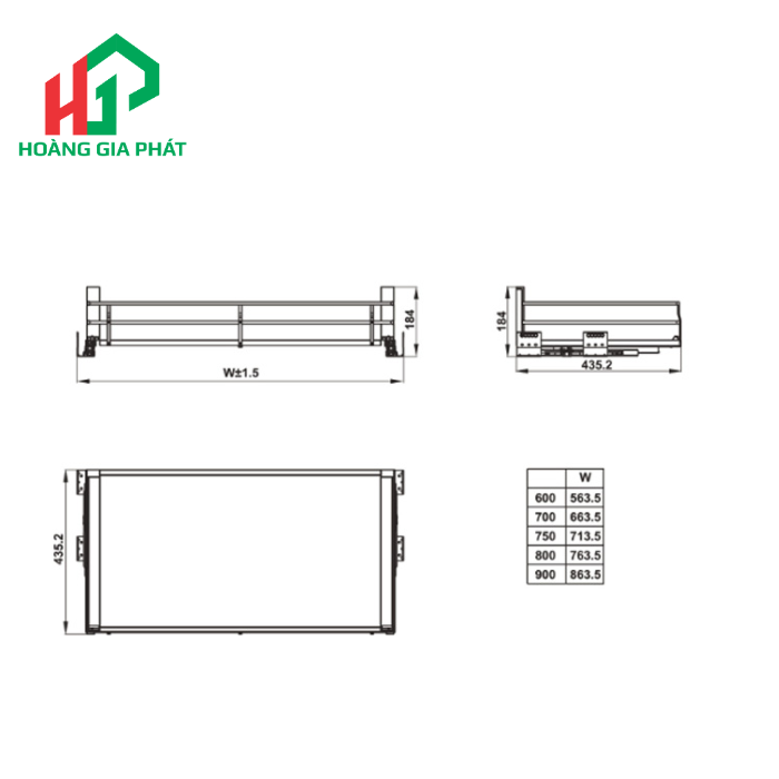Rổ xoong nồi HAFELE 549.08.867