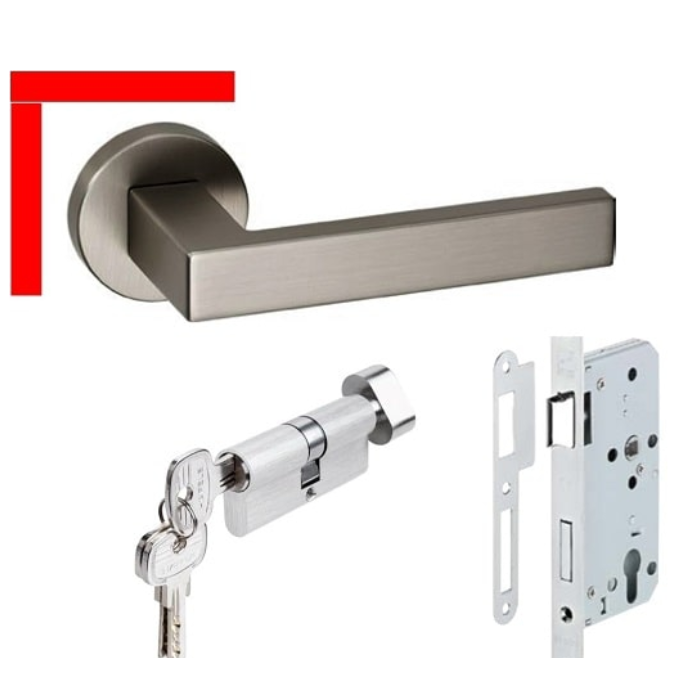 Bộ khóa tay nắm gạt DIY Hafele 499.63.634