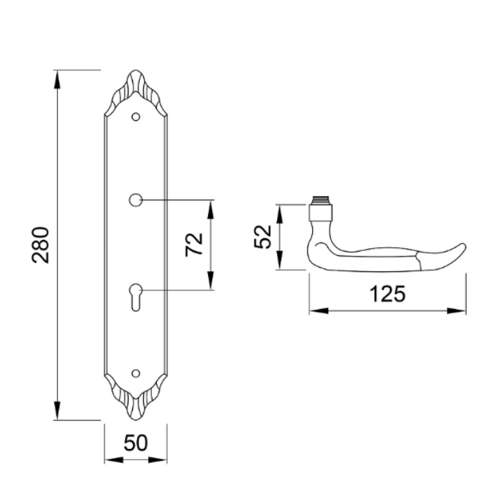 Khóa Cơ Gạt Imundex 717.19.198