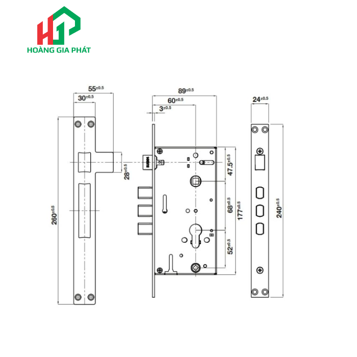 Khóa điện tử Hafele DL6000 912.20.581
