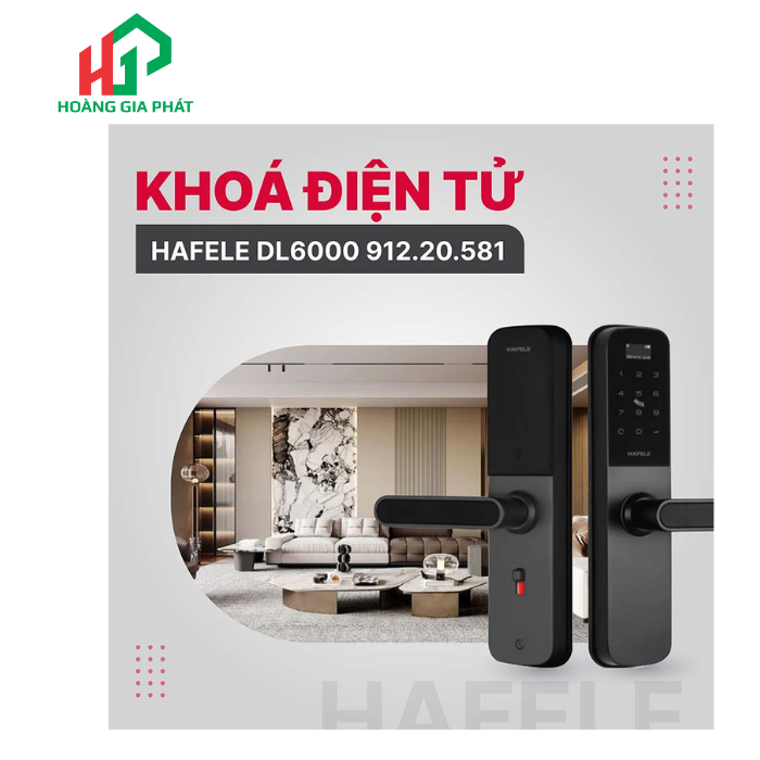 Khóa điện tử Hafele DL6000 912.20.581