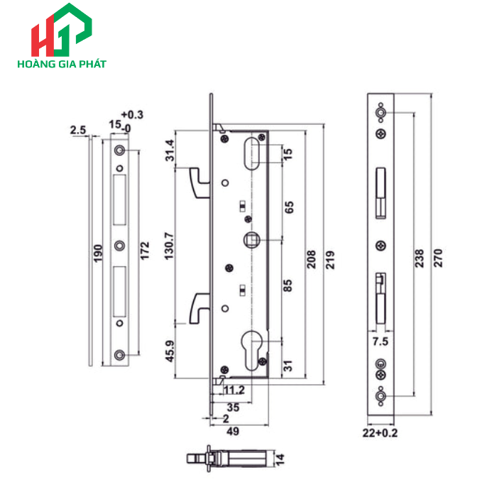 Khóa điện tử Hafele DL6600 912.20.144 CỬA TRƯỢT