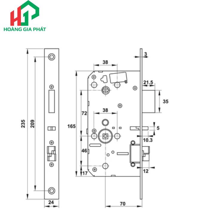 Khóa điện tử Hafele DL7600 912.20.231