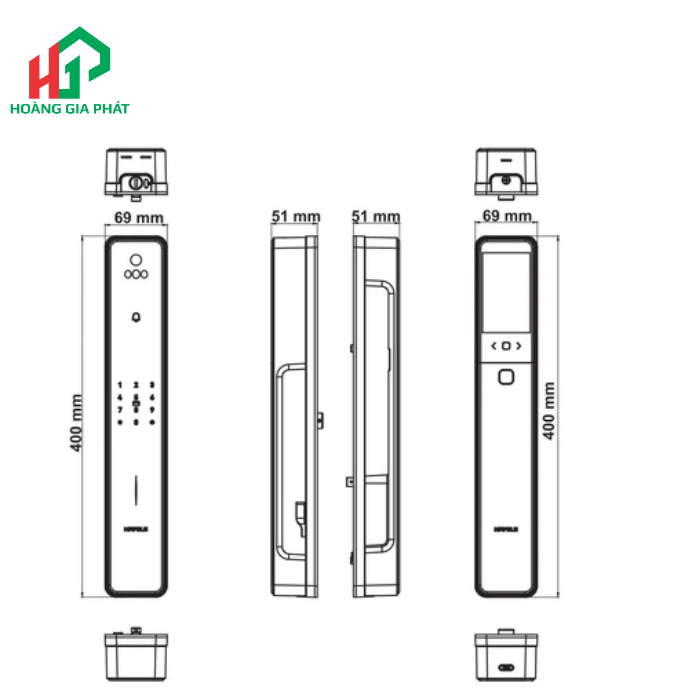 Khóa điện tử Infinity HAFELE 499.21.223