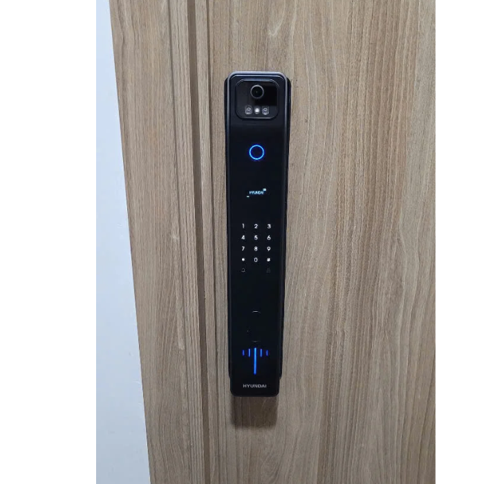 Khóa vân tay cửa gỗ tự động Hyundai HY-SLA808F