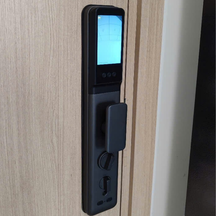 Khóa vân tay cửa gỗ tự động Hyundai HY-SLA808F