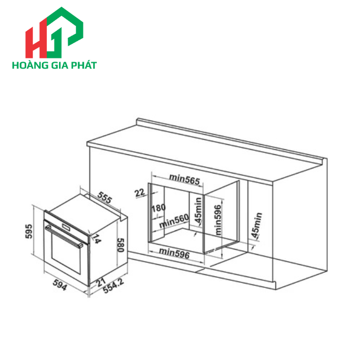 LÒ NƯỚNG ÂM TỦ HAFELE 495.10.035