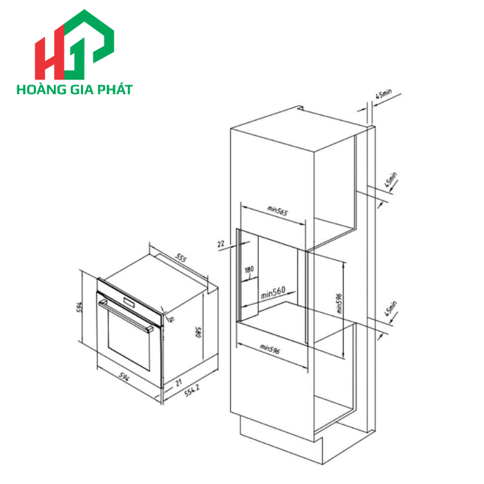 LÒ NƯỚNG ÂM TỦ HAFELE 495.10.035