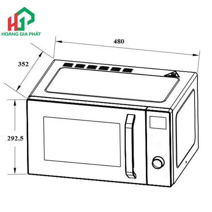  Lò Vi Sóng Độc Lập HAFELE 538.31.271