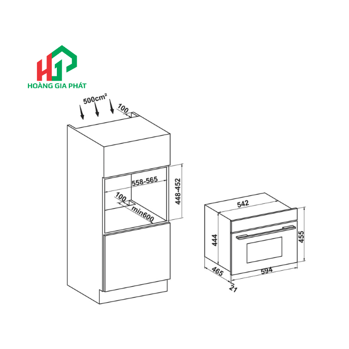 LÒ VI SÓNG  HAFELE 495.10.044