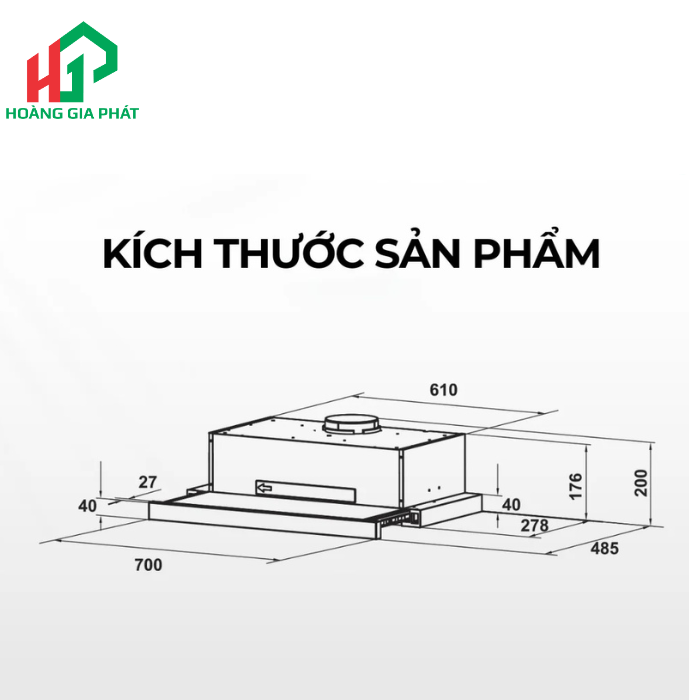 MÁY HÚT MÙI HAFELE 533.86.817