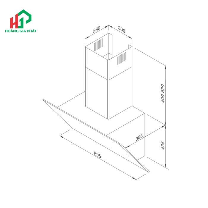 Máy hút mùi Malloca MC 7086HS