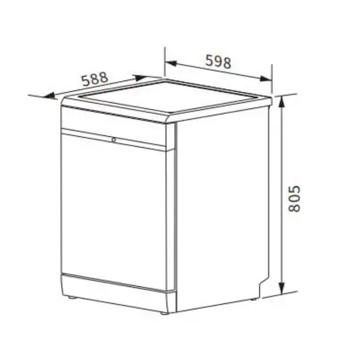 MÁY RỬA BÁT ĐỘC LẬP BOSS- SM805BSYD SERI 8